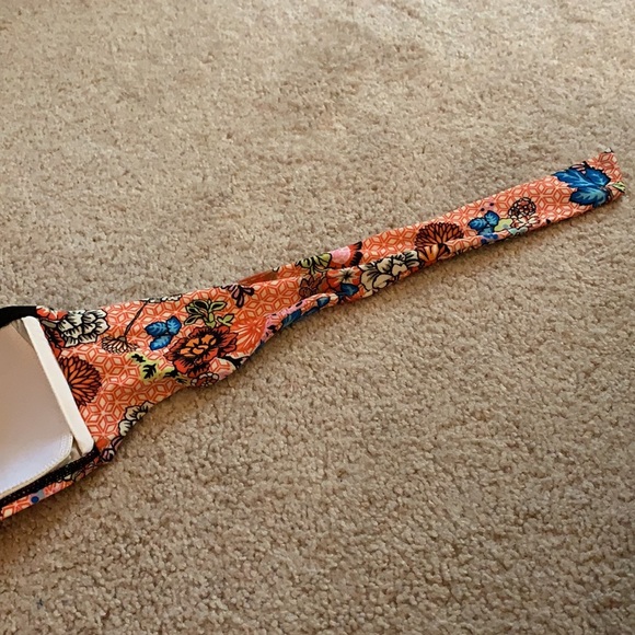 Strapless Floral Colorful Bikini Top - Picture 4 of 10